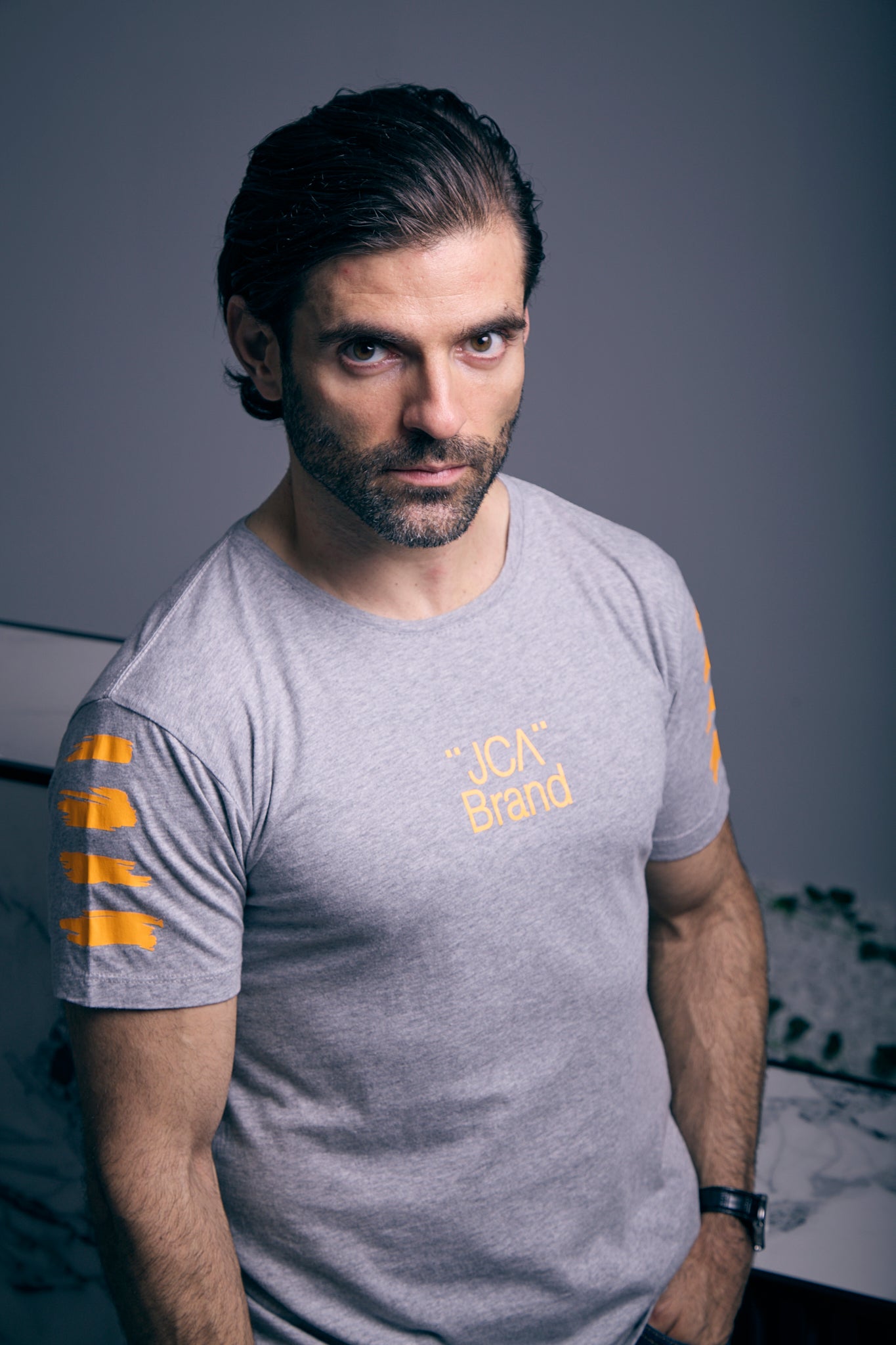 Camiseta Gris Jaspe JCA Brand