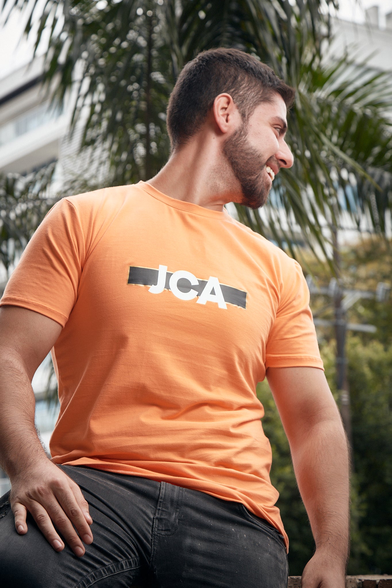 Camiseta Naranja JCA - Anatomic