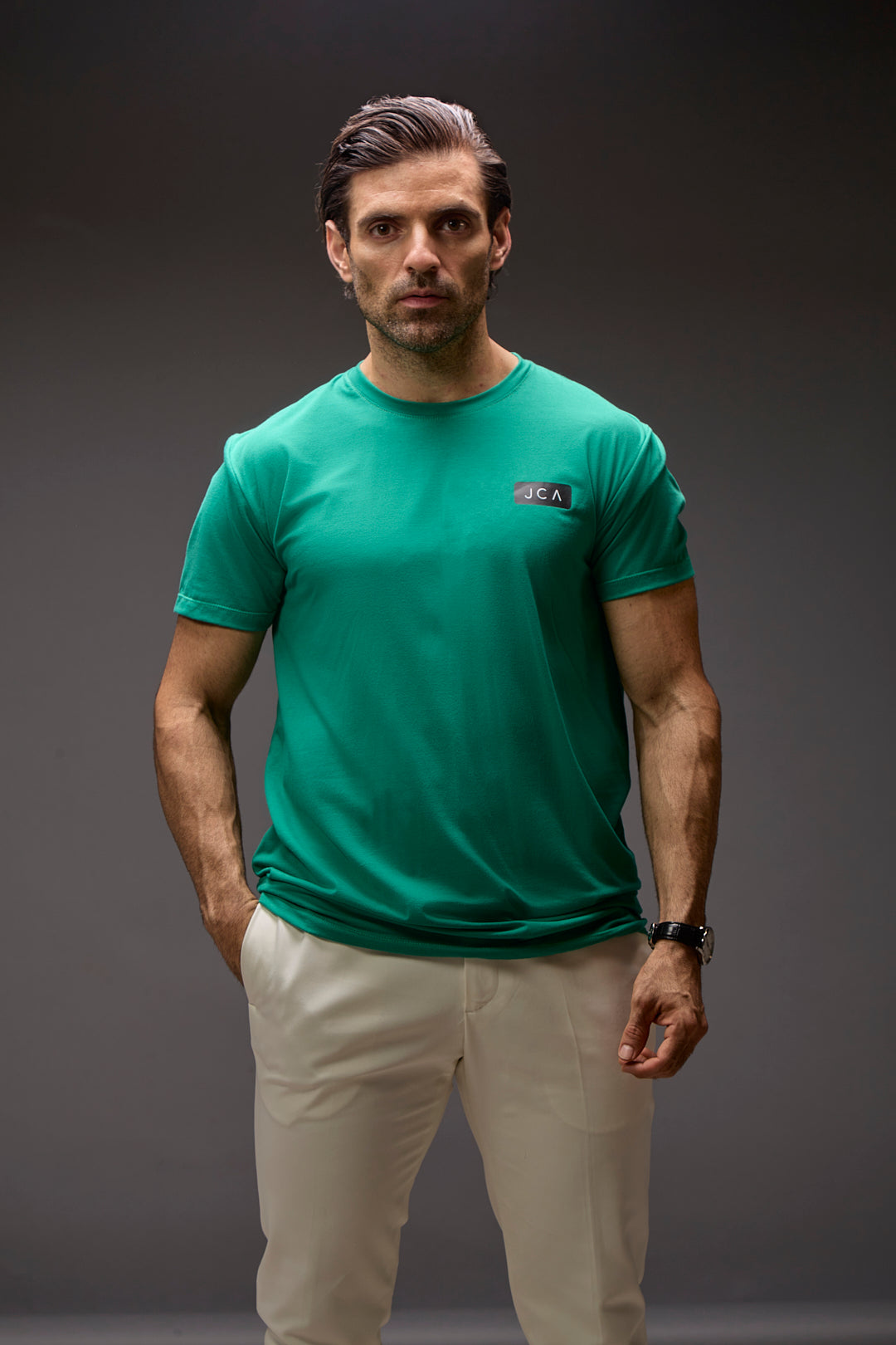 Camiseta Verde Primavera JCA Recuadro