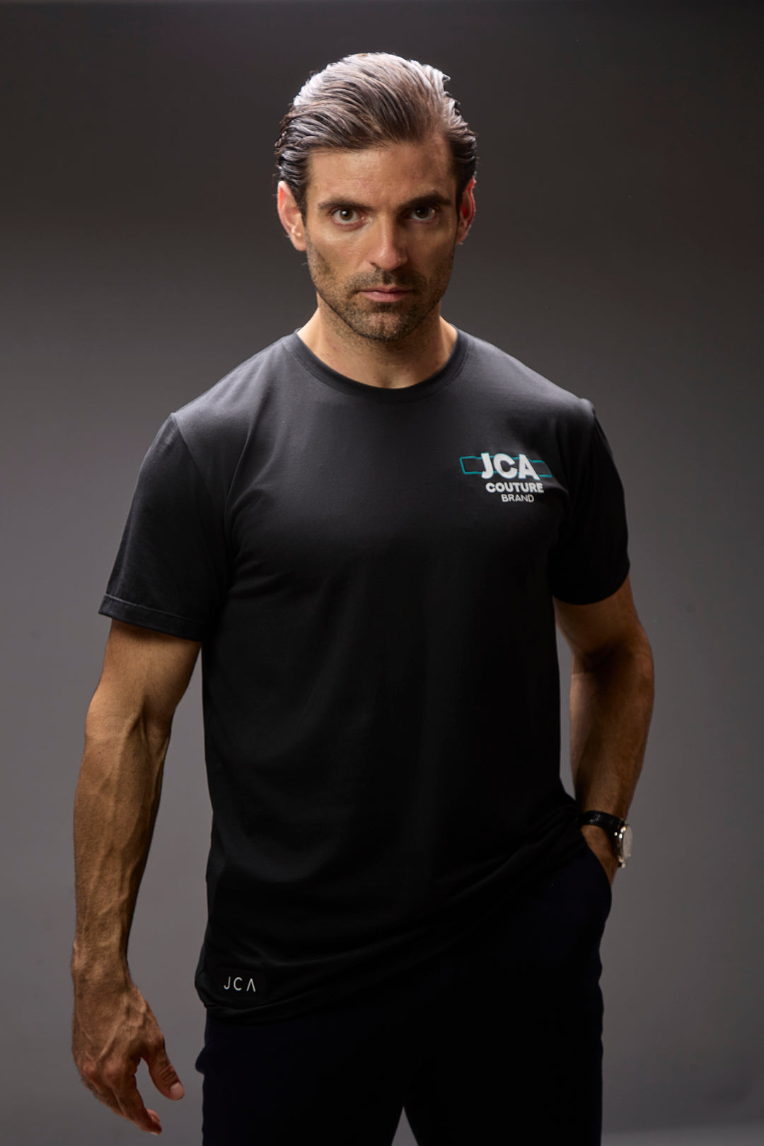 Camiseta Negra JCA COUTURE